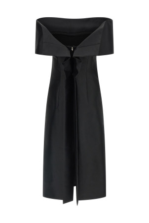 Сукня з відкритими плечима, чорна JIL SANDER J03CT0679J55111001