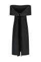 Сукня з відкритими плечима, чорна JIL SANDER J03CT0679J55111001