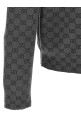 Кардиган из шерсти и шелка GG, серый GUCCI A0027KXKFMB1044