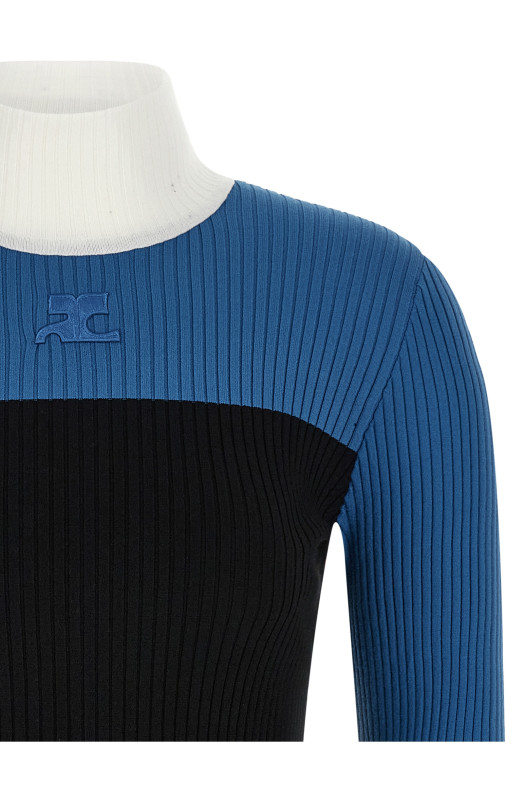 Трехцветная майка «Многоцветная» COURREGES 626MPU305FI0001I059