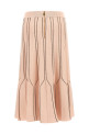 Origami knit skirt Pink