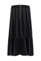 Origami knit skirt Black