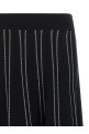 Origami knit skirt Black