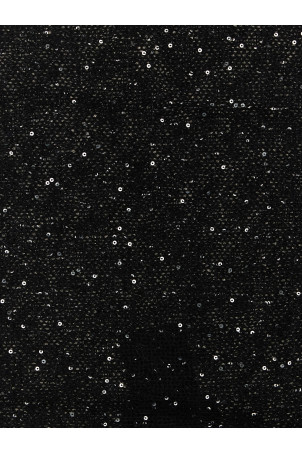 Micro sequin scarf Black