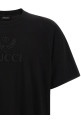 'Gucci Incrocio GG' embroidered T-shirt Black