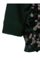 Sequin cropped sweater Green