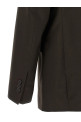 Двубортный блейзер коричневого цвета M326018DARKBROWNDRYWOOL