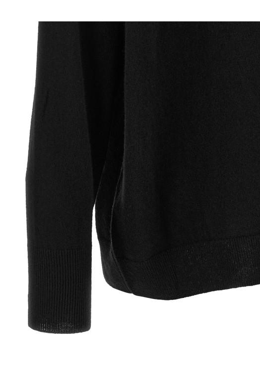 Ruffle cardigan Black