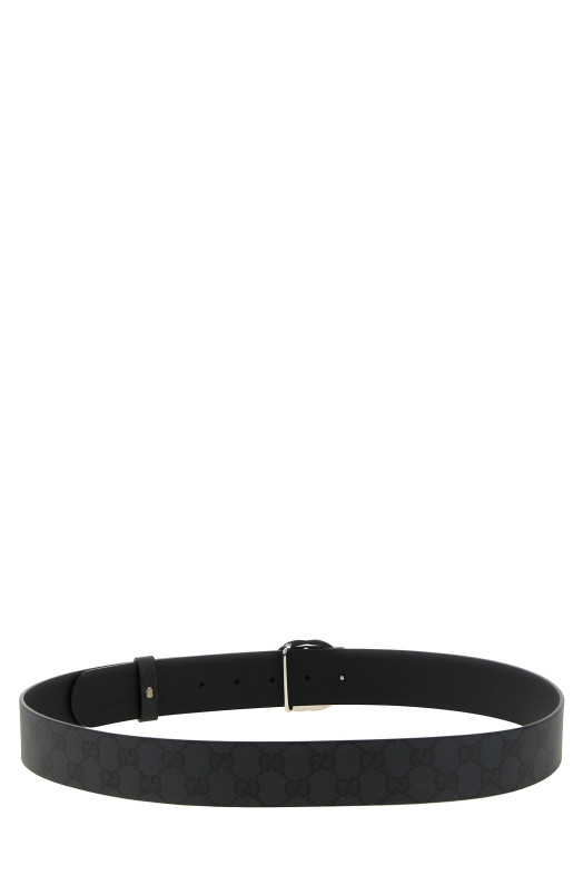 'Incrocio GG' reversible belt Black