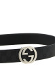 'Incrocio GG' reversible belt Black