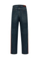 'Nastro Web' baggy jeans Blue