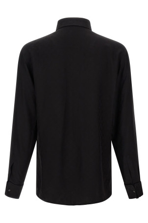 GG fluid fabric shirt Black