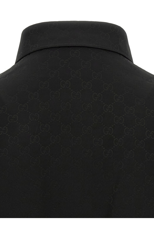 GG fluid fabric shirt Black