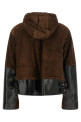 Suede jacket Brown