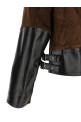 Suede jacket Brown