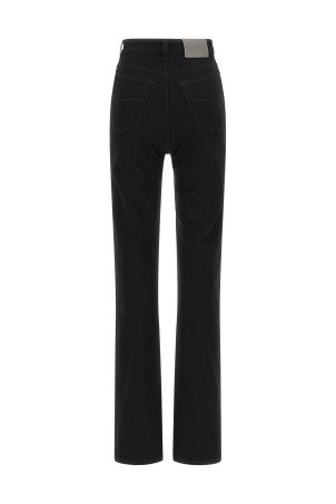 High waist jeans Black