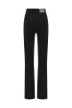 High waist jeans Black