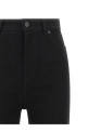 High waist jeans Black