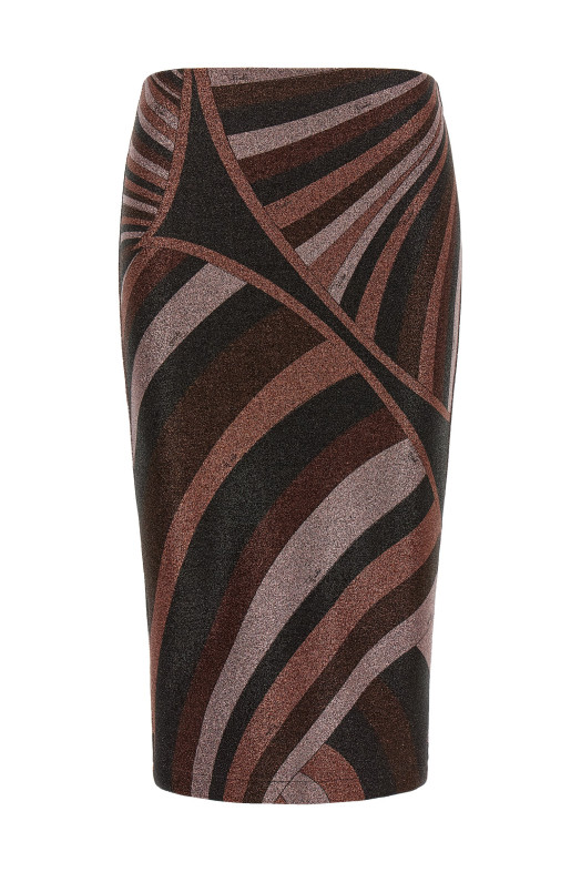 'Iride' skirt Bordeaux