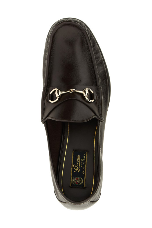 Лоферы «Gucci Lugano», коричневые 864119AAF3Q2140