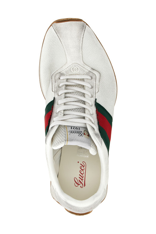Кроссовки «Gucci Tempo», белые 875174FAF9H9052