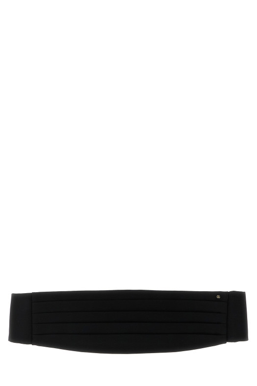 'Doppia G' tuxedo headband Black