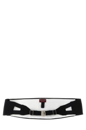 'Doppia G' tuxedo headband Black