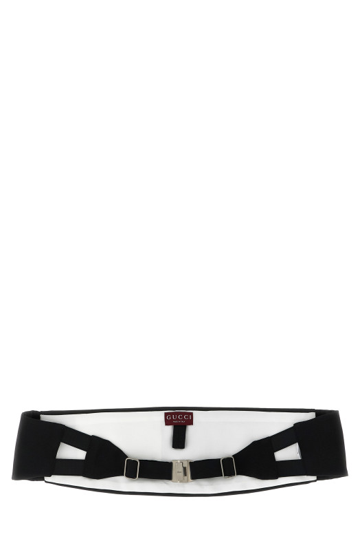 'Doppia G' tuxedo headband Black