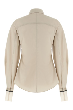 'Shiny Cuffs' shirt Beige