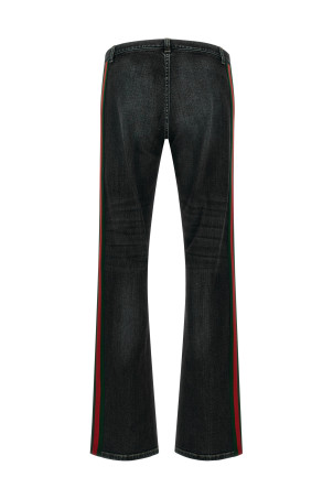 'Nastro Web' jeans Black