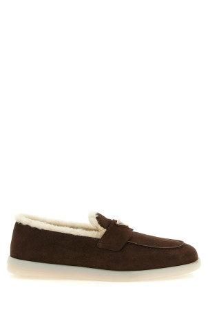 Suede loafers Brown