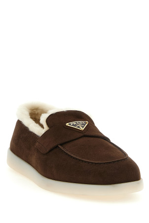 Suede loafers Brown