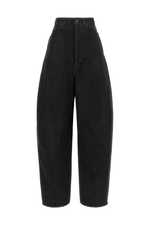 Barrel leg jeans Black