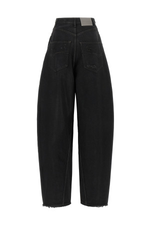 Barrel leg jeans Black