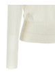 Ruffle cardigan White