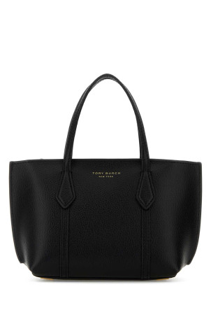 Black leather mini Perry handbag TORY BURCH (175548)