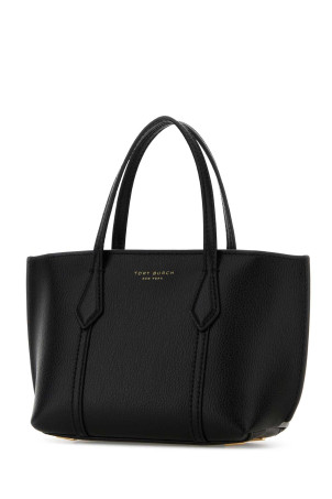 Black leather mini Perry handbag TORY BURCH (175548)