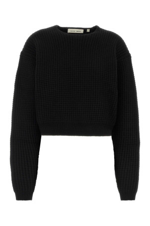 Black polyester blend sweater Black FEAR OF GOD ESSENTIAL (192HO257331FW)