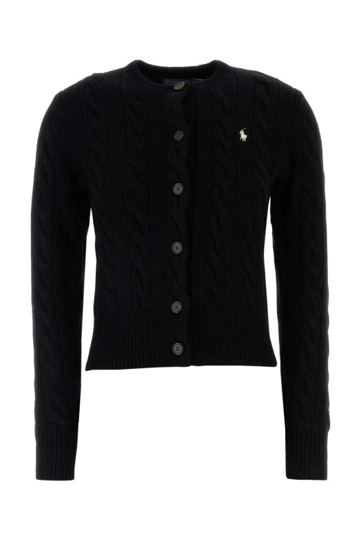 Black wool blend cardigan POLO RALPH LAUREN (211972104)
