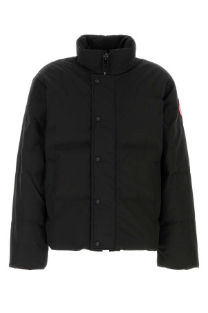 Black polyester blend Bayview down jacket CANADA GOOSE (3833M)