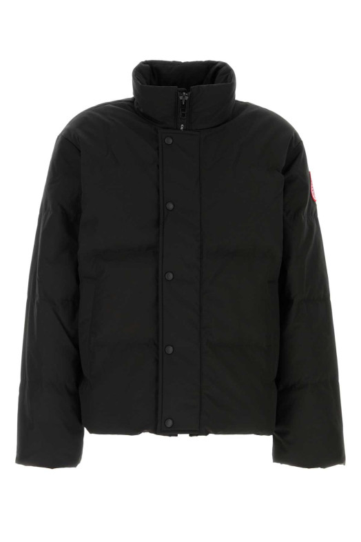 Black polyester blend Bayview down jacket CANADA GOOSE (3833M)