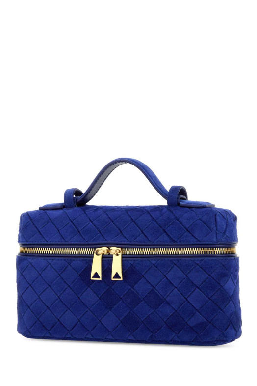 Сумка «Bang Bang» из синей замши BOTTEGA VENETA (789109V5ZZ1)