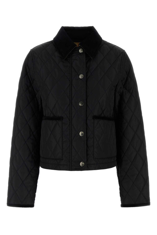 Чёрная нейлоновая куртка BURBERRY (8107465)