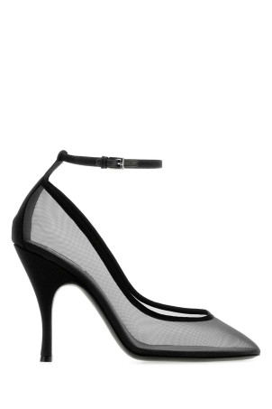 Black blue mesh pumps Black ALAIA (AA3E1031A063)