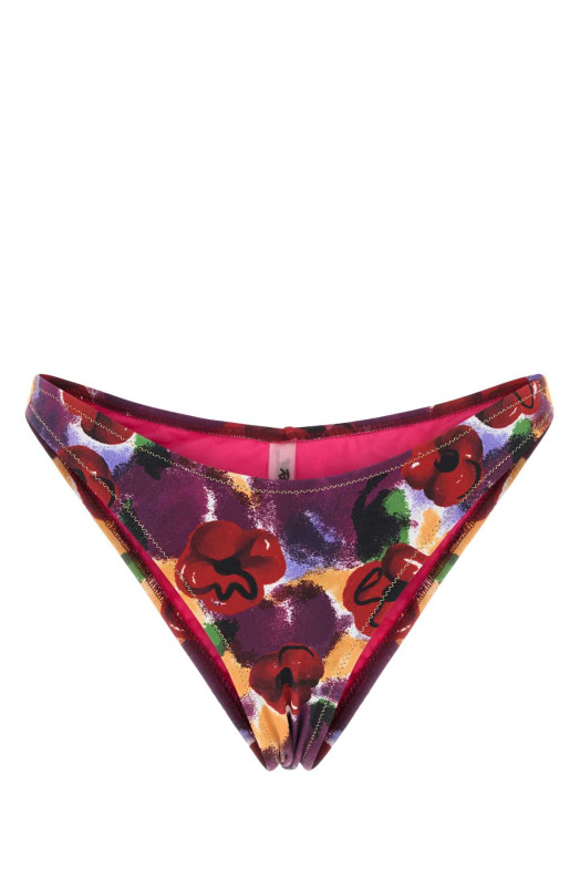 Printed stretch nylon Brigitte bikini bottom REINA OLGA (BRIGITTEBTM)