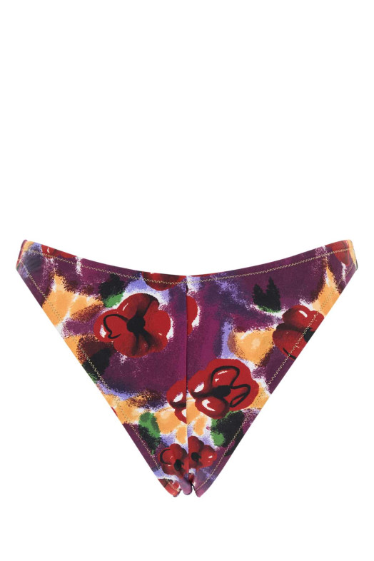 Printed stretch nylon Brigitte bikini bottom REINA OLGA (BRIGITTEBTM)