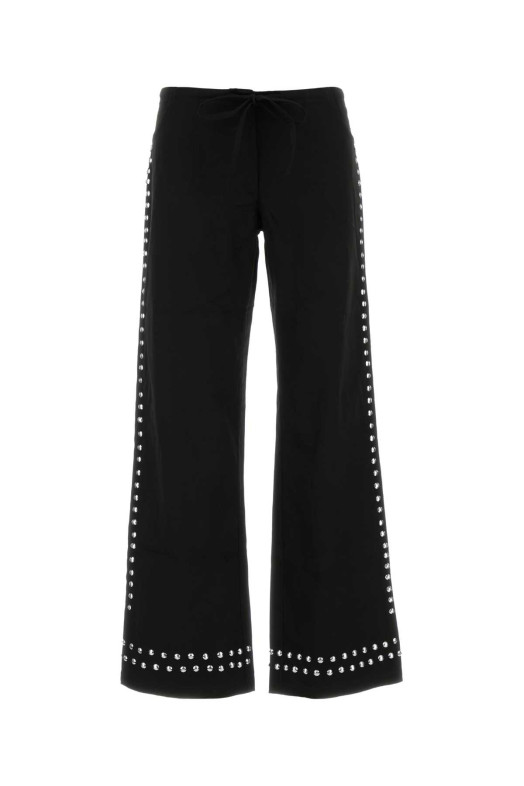 Black cotton Delya pant Black GIMAGUAS (DELYASTUDDEDTROUSERS)