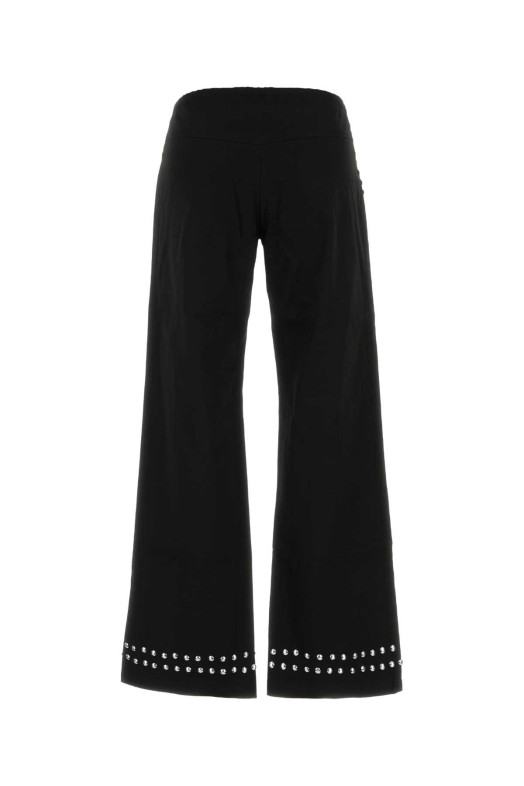 Black cotton Delya pant Black GIMAGUAS (DELYASTUDDEDTROUSERS)