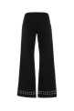 Black cotton Delya pant Black GIMAGUAS (DELYASTUDDEDTROUSERS)