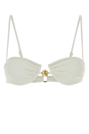 White stretch jersey Hammond 2.0 bikini top REINA OLGA (HAMMOND20TOP)
